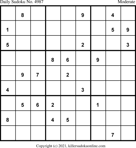 Killer Sudoku for 10/28/2021