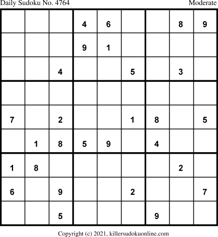 Killer Sudoku for 3/19/2021
