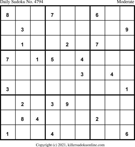 Killer Sudoku for 4/18/2021