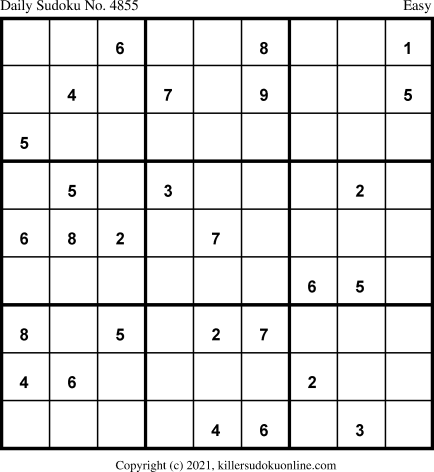 Killer Sudoku for 6/18/2021