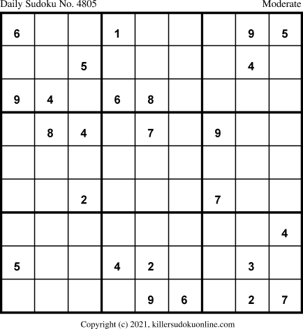 Killer Sudoku for 4/29/2021