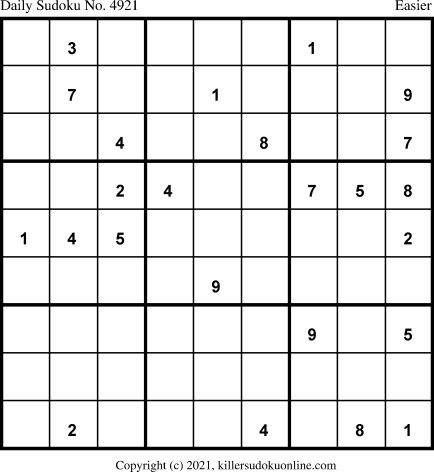 Killer Sudoku for 8/23/2021