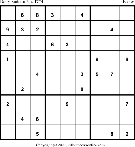 Killer Sudoku for 3/29/2021