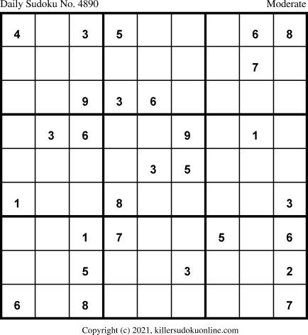 Killer Sudoku for 7/23/2021