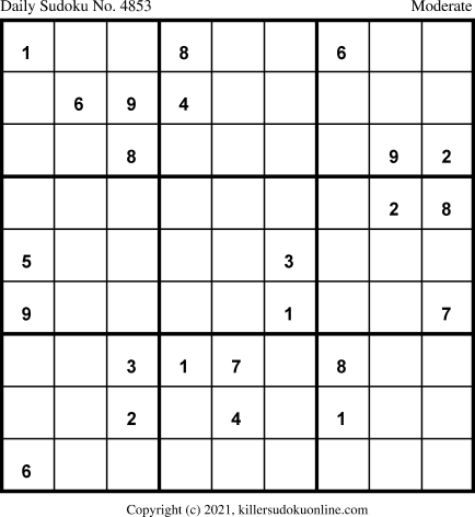 Killer Sudoku for 6/16/2021