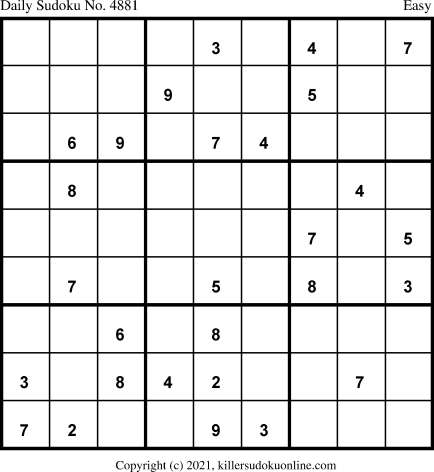 Killer Sudoku for 7/14/2021