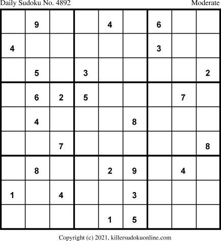 Killer Sudoku for 7/25/2021