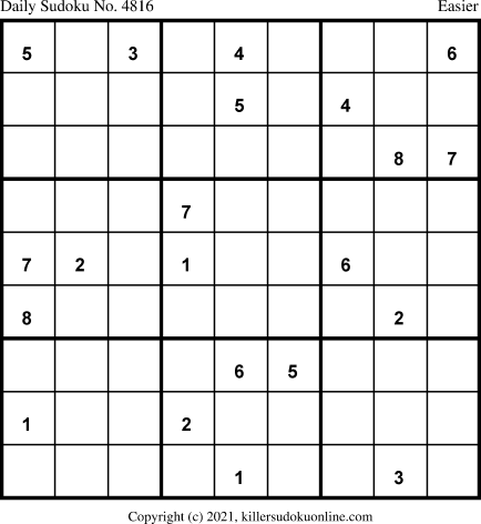 Killer Sudoku for 5/10/2021