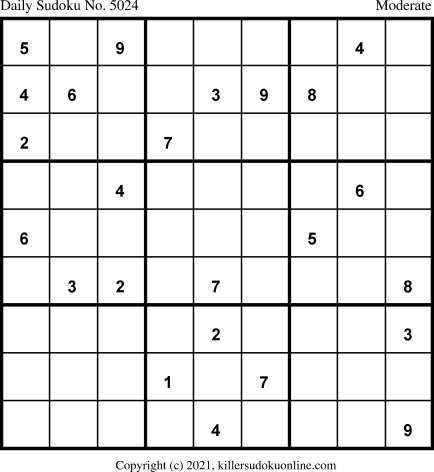 Killer Sudoku for 12/4/2021
