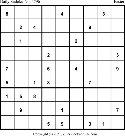 Killer Sudoku for 4/20/2021