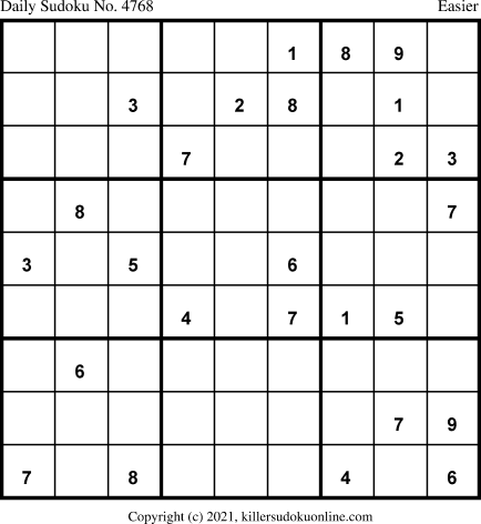 Killer Sudoku for 3/23/2021