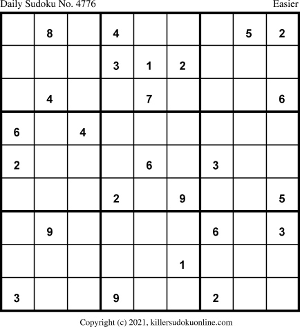 Killer Sudoku for 3/31/2021