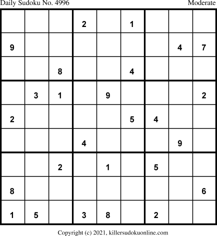 Killer Sudoku for 11/6/2021