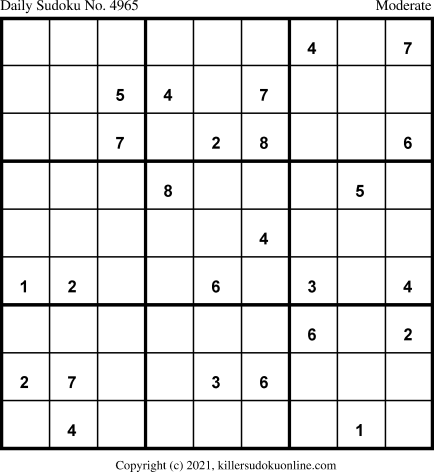 Killer Sudoku for 10/6/2021