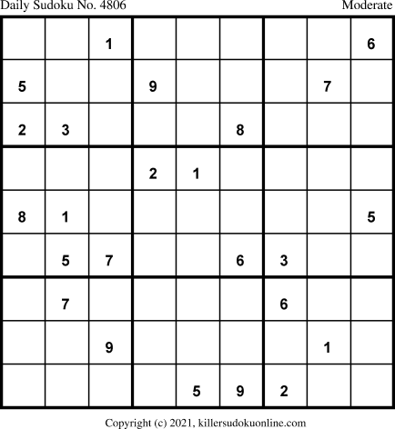 Killer Sudoku for 4/30/2021