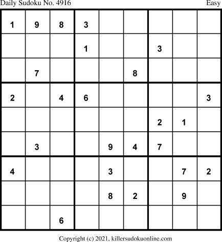 Killer Sudoku for 8/18/2021