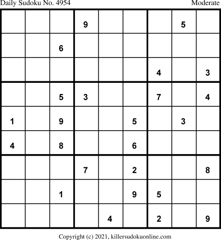 Killer Sudoku for 9/25/2021