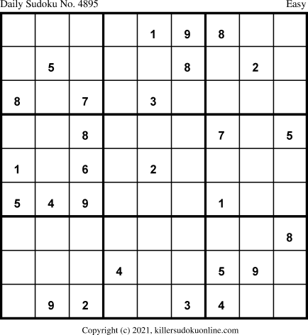 Killer Sudoku for 7/28/2021