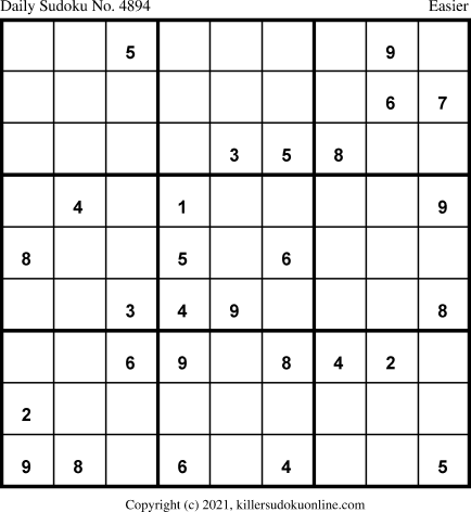 Killer Sudoku for 7/27/2021