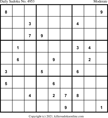 Killer Sudoku for 9/24/2021