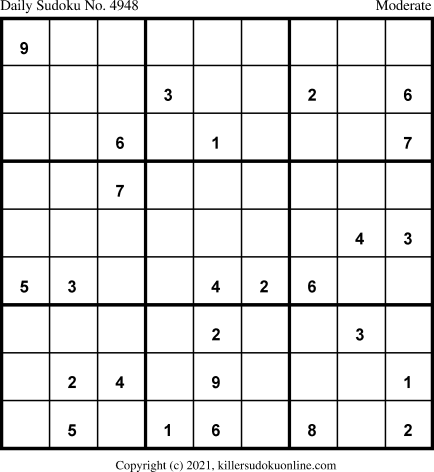 Killer Sudoku for 9/19/2021