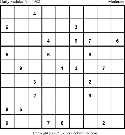 Killer Sudoku for 10/23/2021