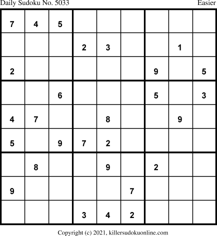 Killer Sudoku for 12/13/2021