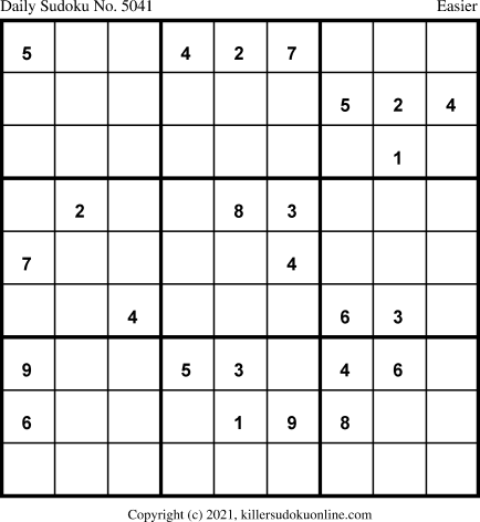 Killer Sudoku for 12/21/2021