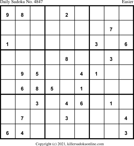 Killer Sudoku for 6/10/2021