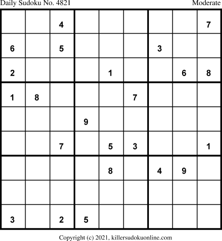 Killer Sudoku for 5/15/2021
