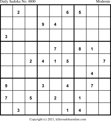 Killer Sudoku for 4/24/2021
