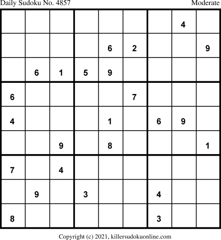 Killer Sudoku for 6/20/2021