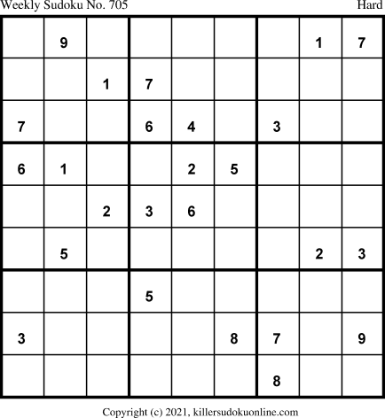 Killer Sudoku for 9/6/2021