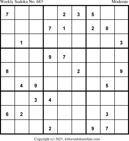 Killer Sudoku for 4/5/2021