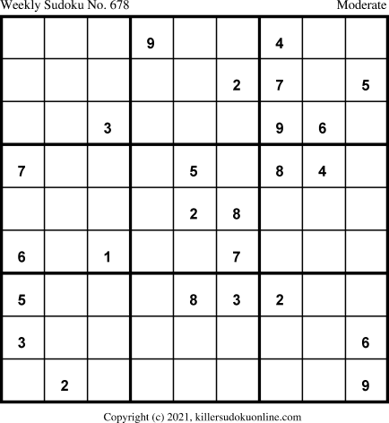 Killer Sudoku for 3/1/2021