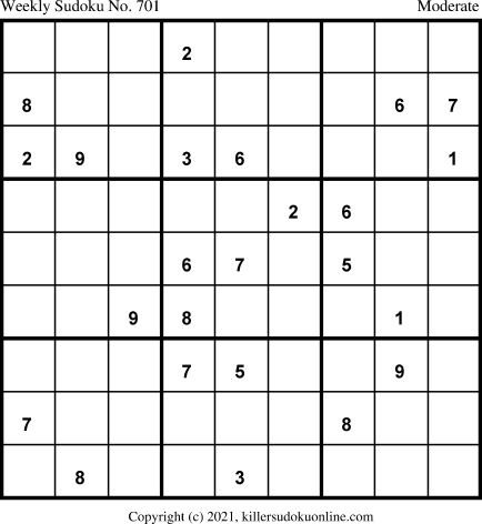 Killer Sudoku for 8/9/2021