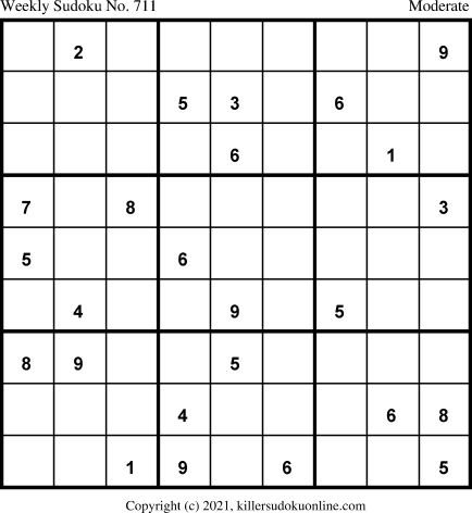 Killer Sudoku for 10/18/2021