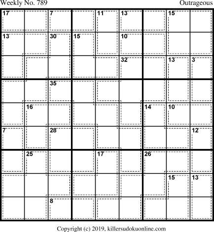 Killer Sudoku for 2/15/2021