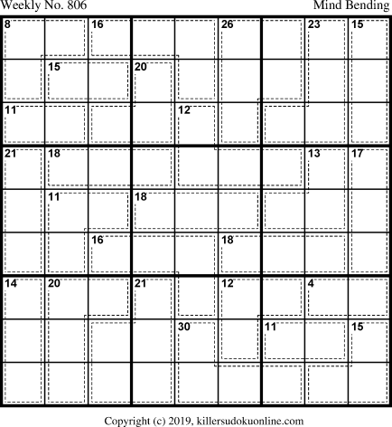 Killer Sudoku for 6/14/2021