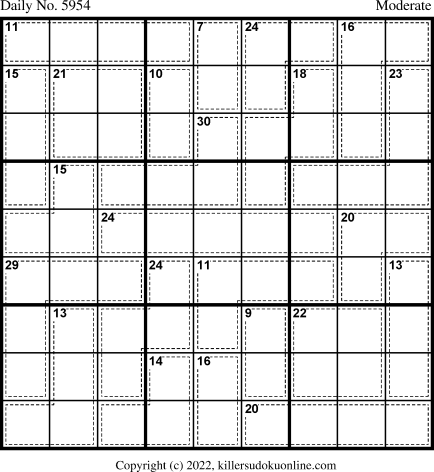 Killer Sudoku for 4/7/2022