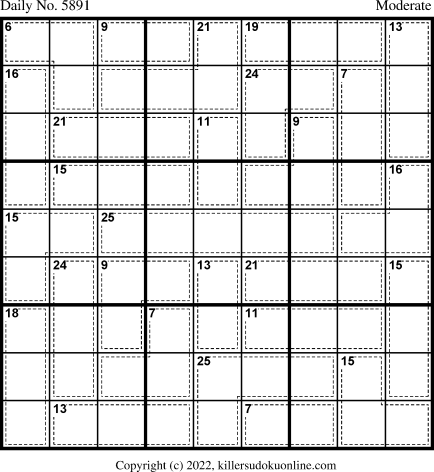 Killer Sudoku for 2/3/2022