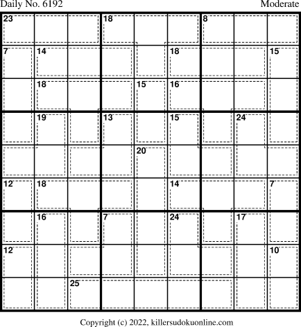 Killer Sudoku for 12/1/2022