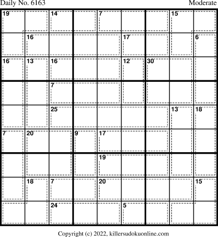 Killer Sudoku for 11/2/2022