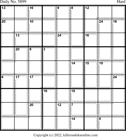 Killer Sudoku for 2/11/2022