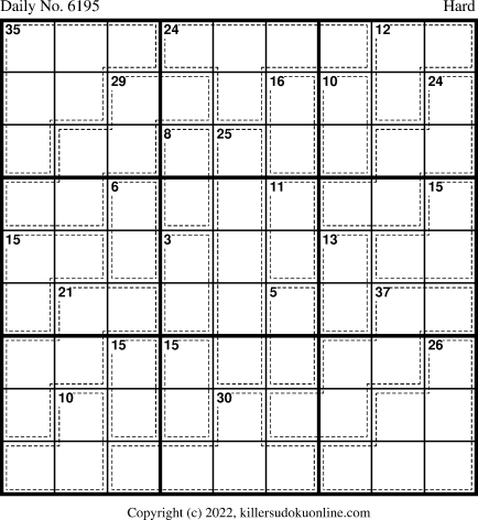 Killer Sudoku for 12/4/2022
