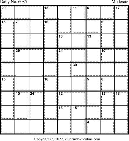 Killer Sudoku for 8/16/2022