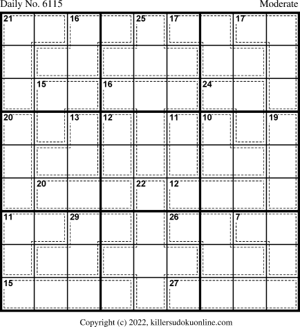 Killer Sudoku for 9/15/2022