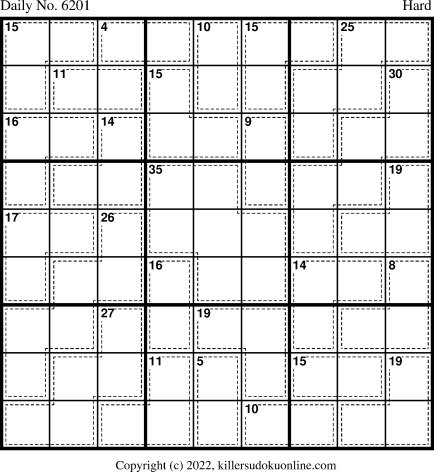 Killer Sudoku for 12/10/2022