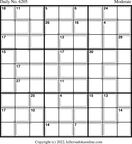 Killer Sudoku for 12/14/2022
