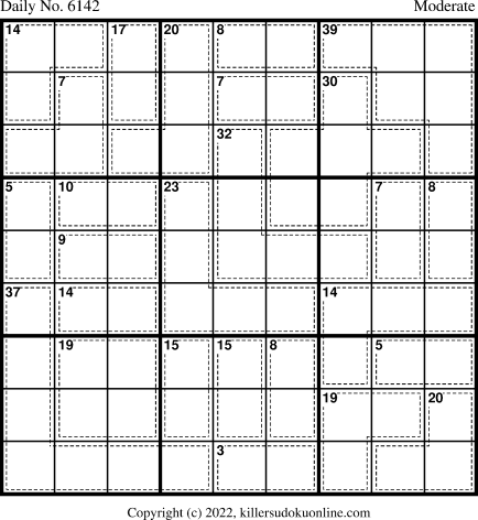 Killer Sudoku for 10/12/2022